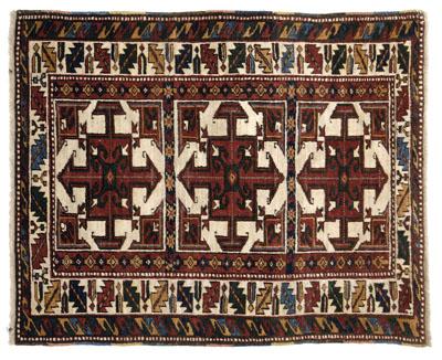 Caucasian rug three central panels 90e49