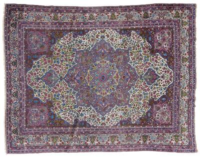 Persian rug pale blue central 90e59