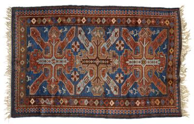 Caucasian rug, three crab-like central