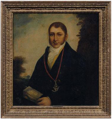 Early 19th century Masonic portrait  90e87