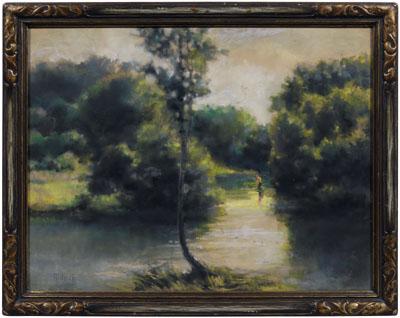 Frank Handy Aldrich pastel (Michigan,