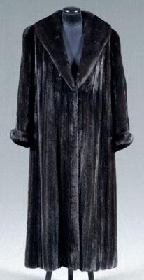 Full-length black mink coat, &quot;Jones