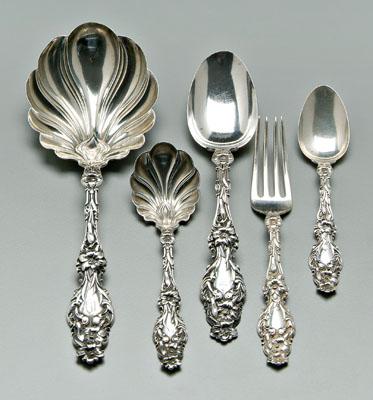 Whiting Lily sterling flatware  90f8c