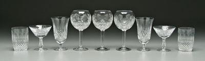 27 pieces Waterford crystal, four