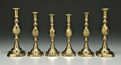 Brass quot Diamonds quot candlesticks  90ff2