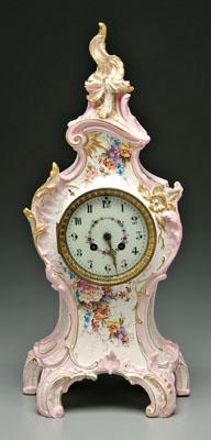 Louis XV style ceramic shelf clock  91007