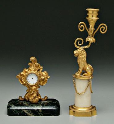 French candlestick clock ormolu 91028