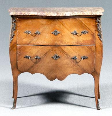 Louis XV style marble top commode  91029