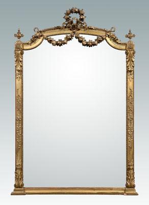 Louis XVI style gilt wood mirror  9102f