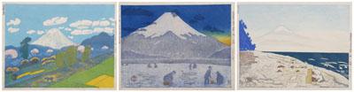 Three Koizumi Kishio prints 1893 1945  9104e
