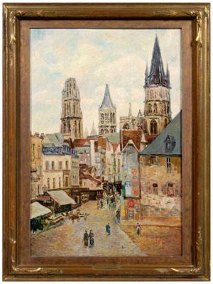 Painting after Pissarro titled 90ca2