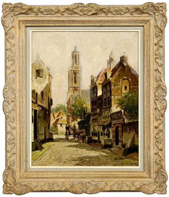 Heen Hoven painting, view of a