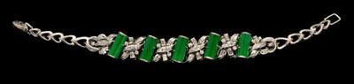 Jade diamond bracelet five pieces 90ce4