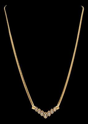 Marquise diamond necklace seven 90cff