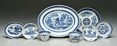 14 pieces Chinese blue and white 90d40