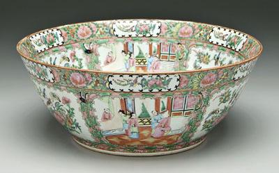 Chinese famille rose punch bowl,
