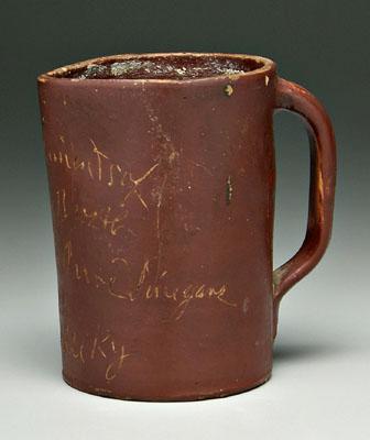 Louisville, Kentucky vinegar pitcher,