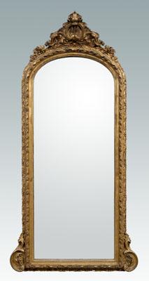 Carved and gilt wood pier mirror  90d84