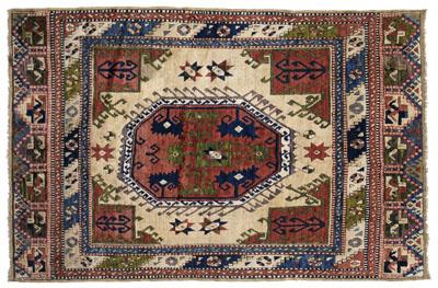Turkish rug, central medallion