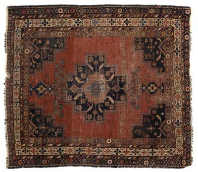 Caucasian rug, central medallion