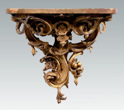 Italian rococo gilt wood bracket  911e7