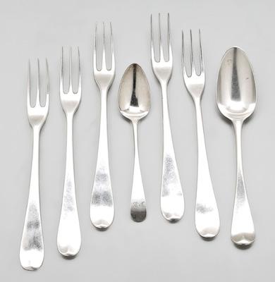 Bateman English silver flatware  9121b