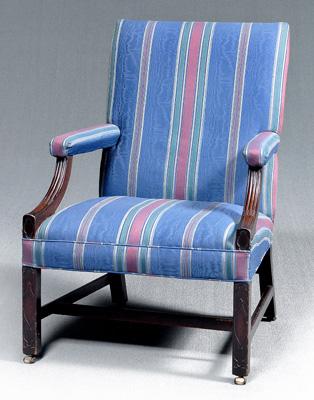 Georgian carved Gainsborough chair  91230