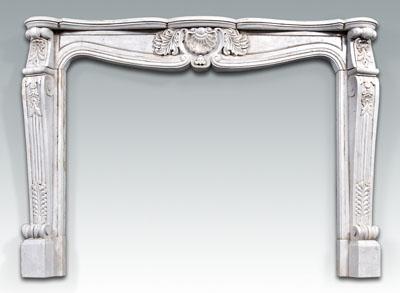 Marble fire surround, Chippendale