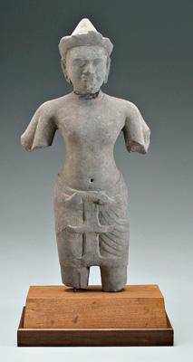 Khmer sandstone figure of a deity  91257