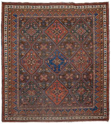 Quashkai rug, serrated diamond