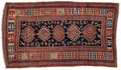 Kazak rug five hooked central 91271