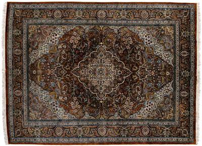 Finely woven silk inlaid Isfahan 91272