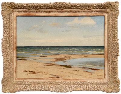 Seascape signed E Duecker sandy 91287