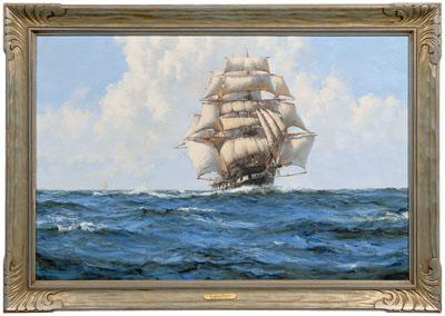 Montague Dawson painting F R S A  912c2