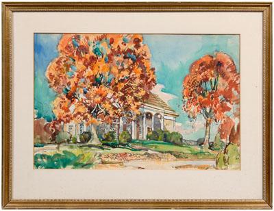 William Lester Stevens watercolor (N.A.,