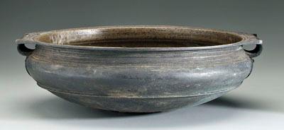 Southeast Asian bronze bowl, sculptured