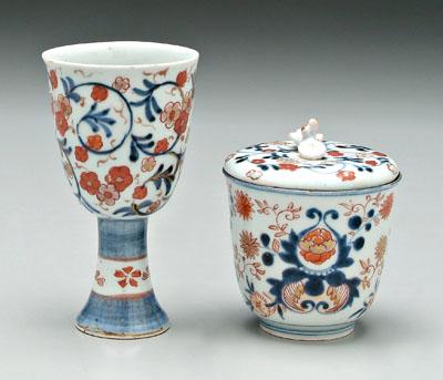 Two pieces Imari porcelain Chinese 912f9