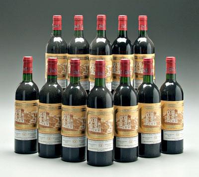 12 bottles 1981 red Bordeaux wine  91309