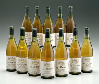 12 bottles 1981 French white wine,