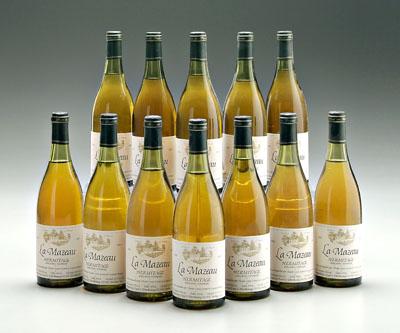 12 bottles French white wine La 9133d