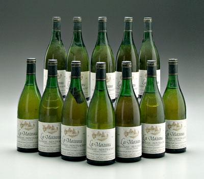 12 bottles 1982 French white wine  9133e