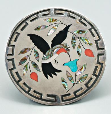 Edaakie hummingbird brooch silver 91358