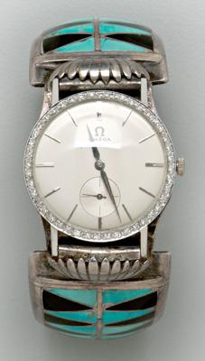 Diamond Omega wristwatch Swiss 9135a