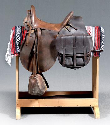 McClellan cavalry saddle saddlebags  913ce