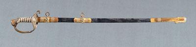 Civil War naval officer's sword,