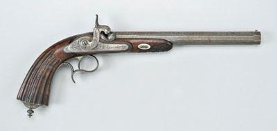 19th century percussion pistol,