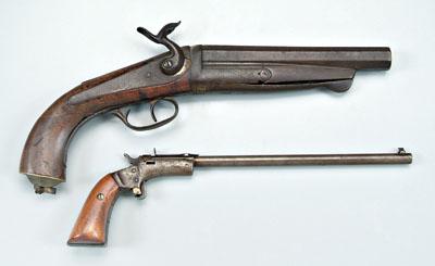 Two pistols: Stevens Mdl. 43 .22 caliber