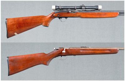 Two 22 caliber rifles J C Higgins 91420