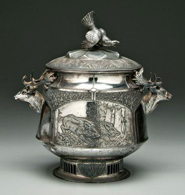 Silver plated tureen round with 91074