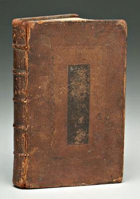 London plague book, 1720, Nathaniel